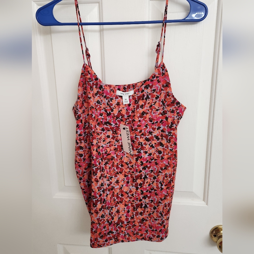 NWT Nine West Spaghetti Strap Top